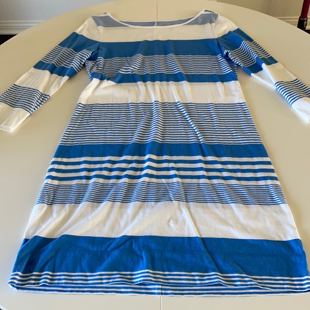Lilly Pulitzer blue striped Marlowe dress